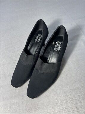 Coach and Four Women's Savory Size 9M Shoes Black Classy Pumps Career Heels